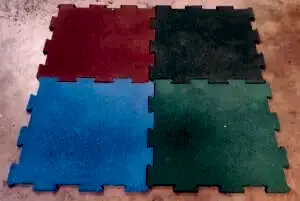 100x100cm Puzzle Blok Kauçuk