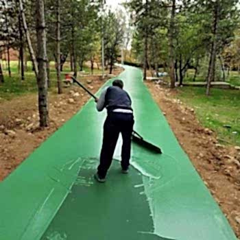 Beton Zemin Boyası 9 Bisiklet Yolu Zemin Boyasi